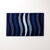 Tapis de bain zèbre très moelleux (bleu)