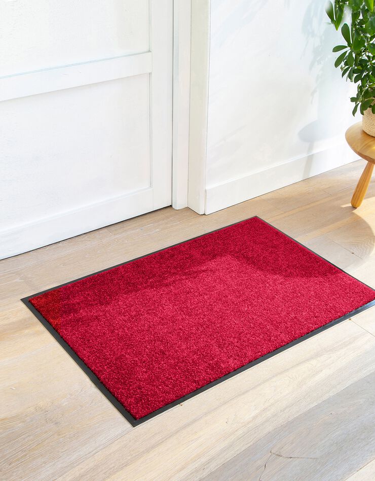 Tapis uni anti-poussière luxe (rouge) Tapis uni anti-poussière luxe (rouge)