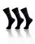 Chaussettes noires Pierre Cardin - lot de 3 (noir)
