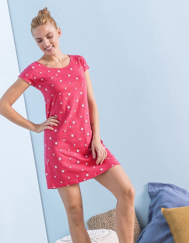Maxi tee-shirt - lot de 2 (fuchsia + anthracite)
