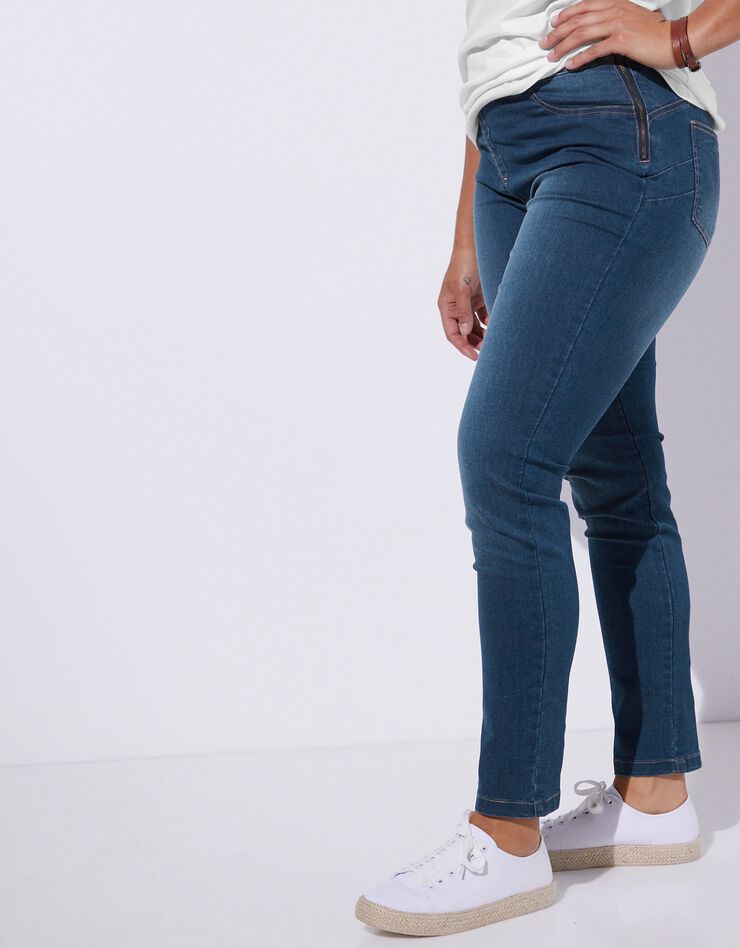 Tregging denim ventre plat (stone) Tregging denim ventre plat (stone)
