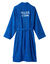 Peignoir adulte OM&reg; col kimono, &eacute;ponge (bleu)
