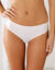 Culotte forme midi en coton extensible uni - lot de 10  (blanc / noir)