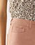 Pantalon droit sculptant, renfort gainant (corail foncé)