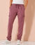 Pantalon cargo fluide (violine)
