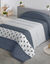 Couette microfibre rayures de motifs 200 g/m² (bleu)