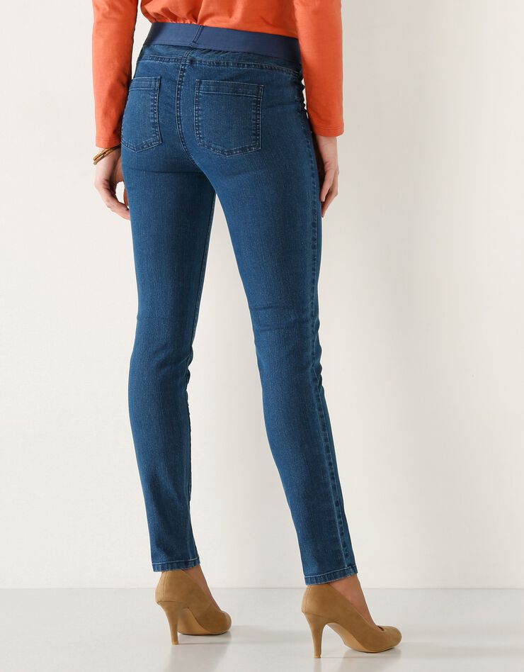 Jegging denim taille élastiquée - grande stature (stone) Jegging denim taille élastiquée - grande stature (stone)