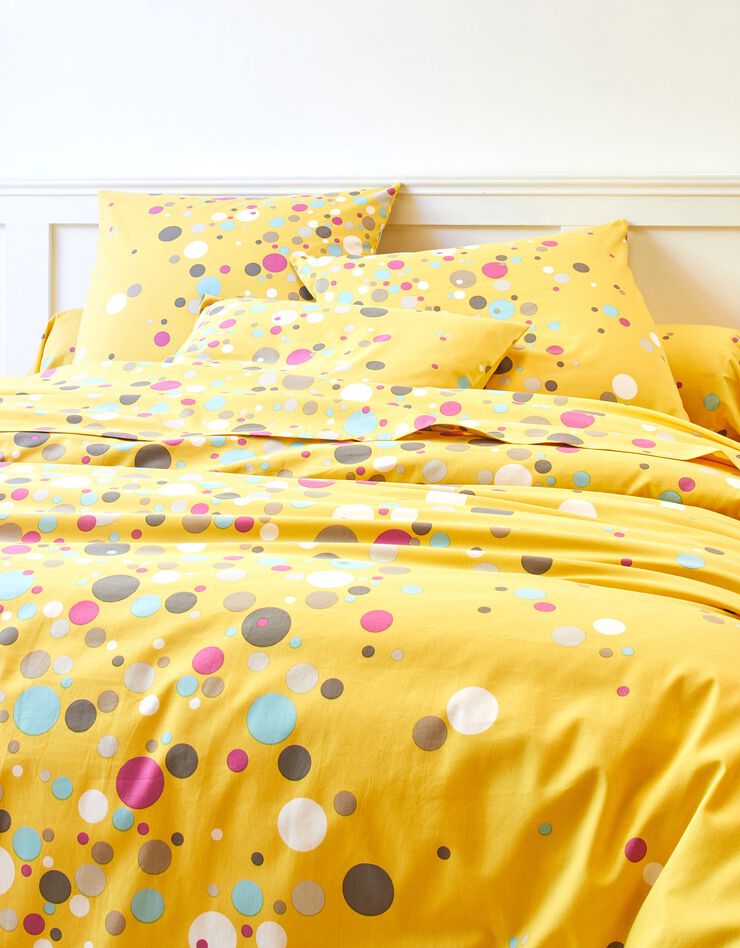 Linge de lit Pétillant coton (curry)
