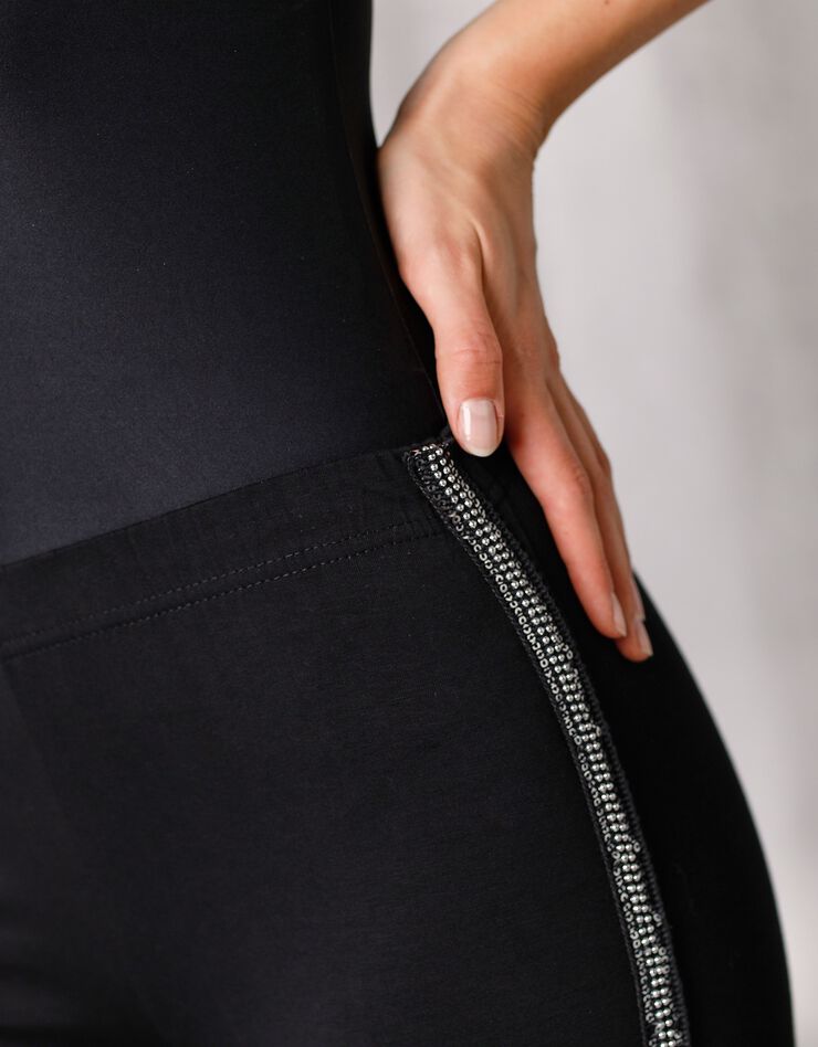 Legging bande paillettes (noir) Legging bande paillettes (noir)
