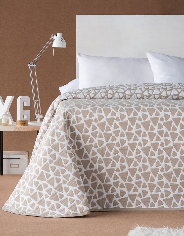 Couvre-lit jacquard Onix (taupe) Couvre-lit jacquard Onix (taupe)