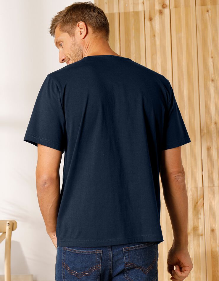 Tee-shirt imprimé tribal (marine) Tee-shirt imprimé tribal (marine)