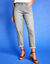 Jean stretch coupe mom (gris)