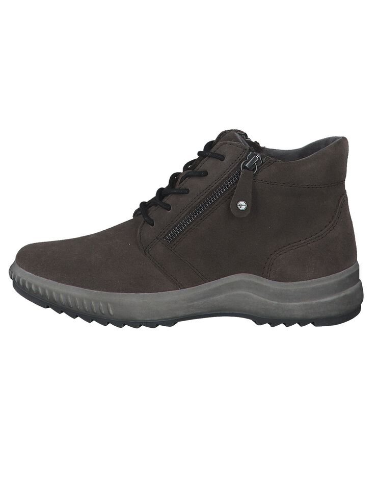 Bottines dessus croûte de cuir - largeur confort (anthracite) Bottines dessus croûte de cuir - largeur confort (anthracite)