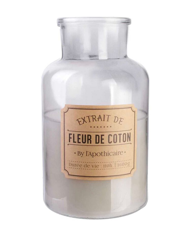 Bougie artisanale parfumée en céramique (blanc)