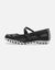 Ballerines de sport scratchées ultra-souples (noir)