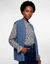 Gilet sans manches (bleu gris&eacute;)
