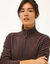 Veste polaire zipp&eacute;e manches longues (chocolat)