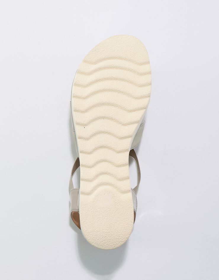 Sandales légères à brides élastiquées (beige) Sandales légères à brides élastiquées (beige)