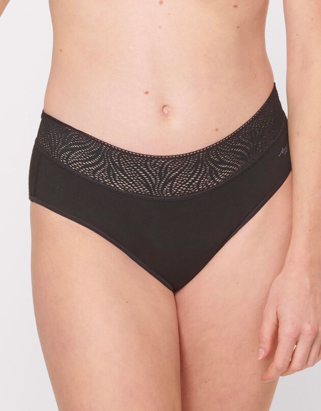 Culotte menstruelle échancrée SLOGGI® (noir)