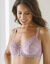 Soutien-gorge forme emboîtante dentelle unie Arum - avec armatures (lavande)