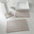 Tapis de bain effet damier (taupe)