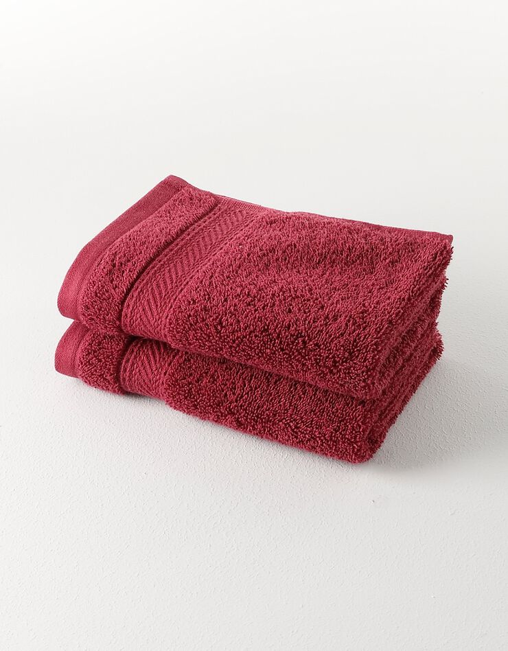 Éponge unie 540g/m2 confort luxe  (lie de vin)