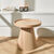 Table d'appoint ronde coloris bois (naturel)
