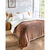 Couverture double face polaire et sherpa (noisette)
