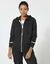 Veste bicolore zippée molleton gratté (noir / blanc)