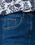 Jupe longue évasée en jean (stone used)