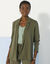 Veste blazer, maille milano (kaki)