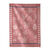 Torchon coton jacquard univers forêt - lot de 3 (rouge + vert + taupe)