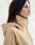 Parka l&eacute;g&egrave;re d&eacute;perlante zipp&eacute;e (beige)