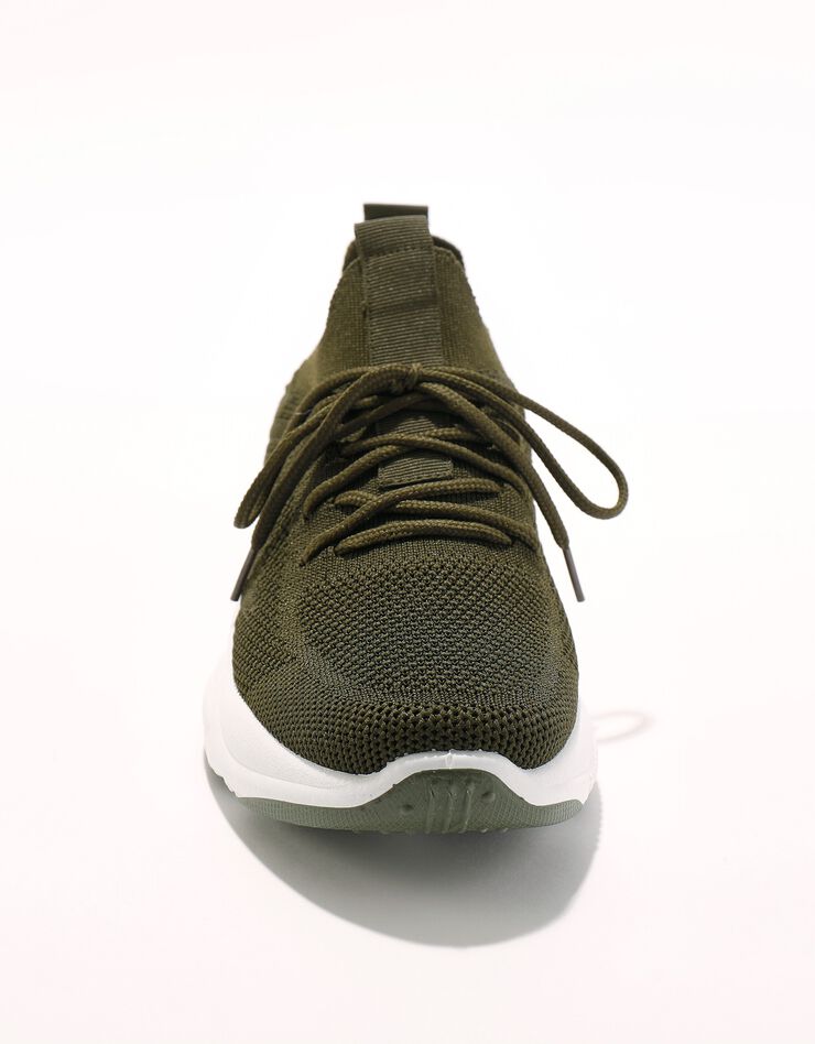 Baskets de sport légères à lacets (kaki)