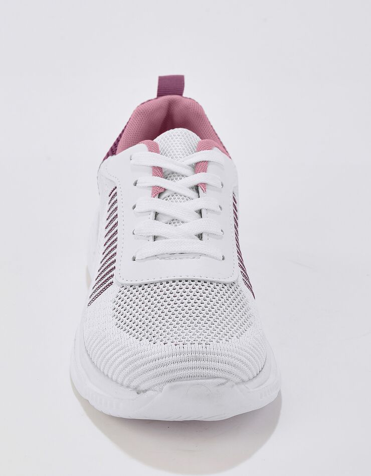 Baskets de sport femme ultra-légères - blanc/rose (blanc / rose) Baskets de sport femme ultra-légères - blanc/rose (blanc / rose)