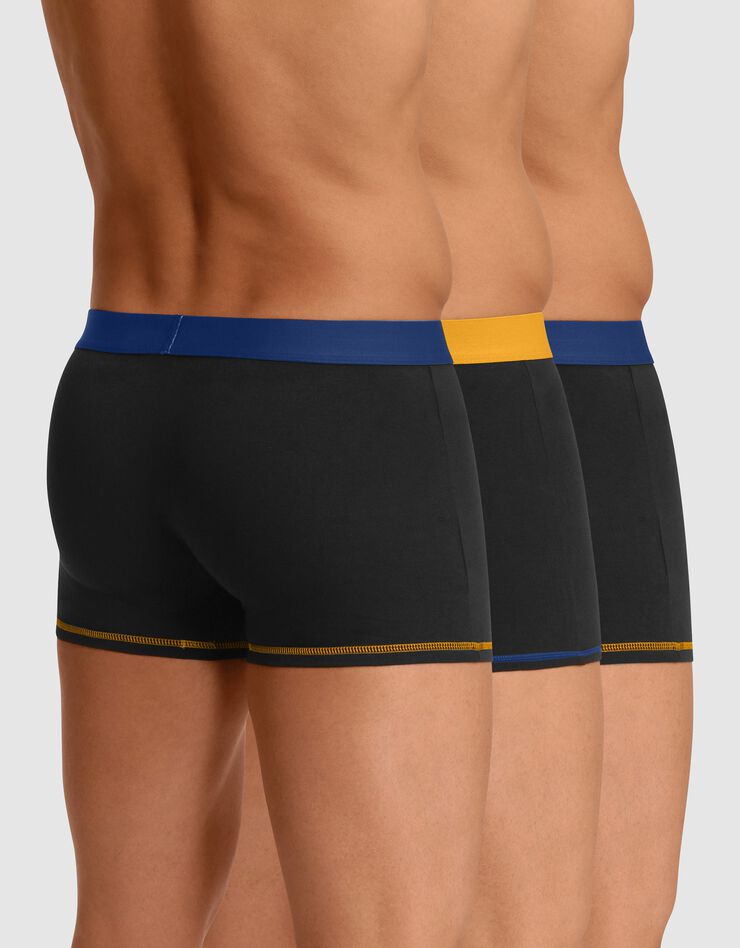 Boxer Mix & Colors - lot de 3 (noir / ocre) Boxer Mix & Colors - lot de 3 (noir / ocre)