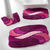 Tapis de bain pétales (violine)