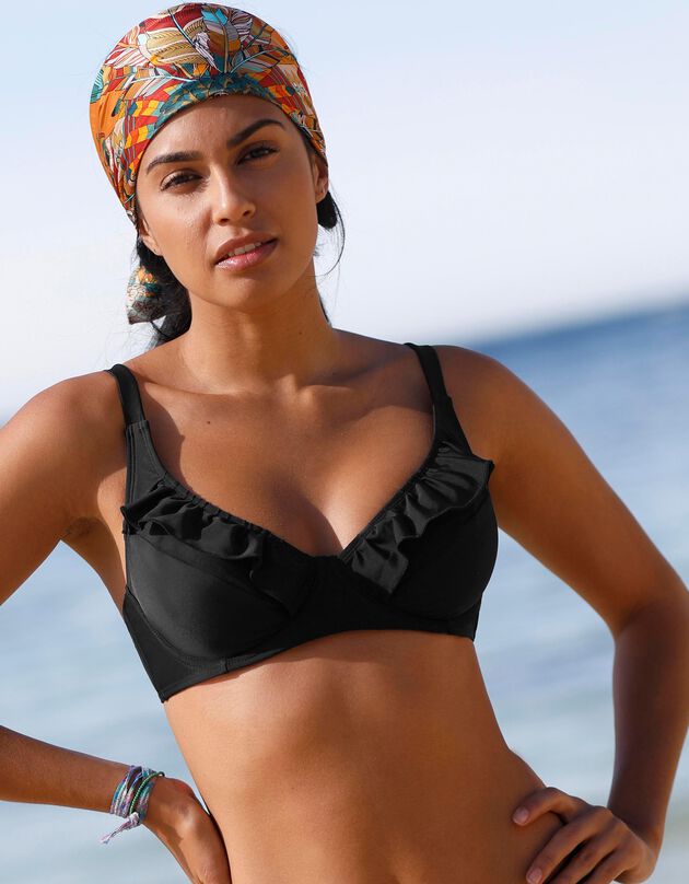 Soutien-gorge de bain Solaro - avec armatures (noir)