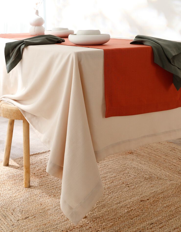 Nappe aspect lin (naturel)