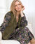 Veste sans manches en fausse fourrure  (vert olive)