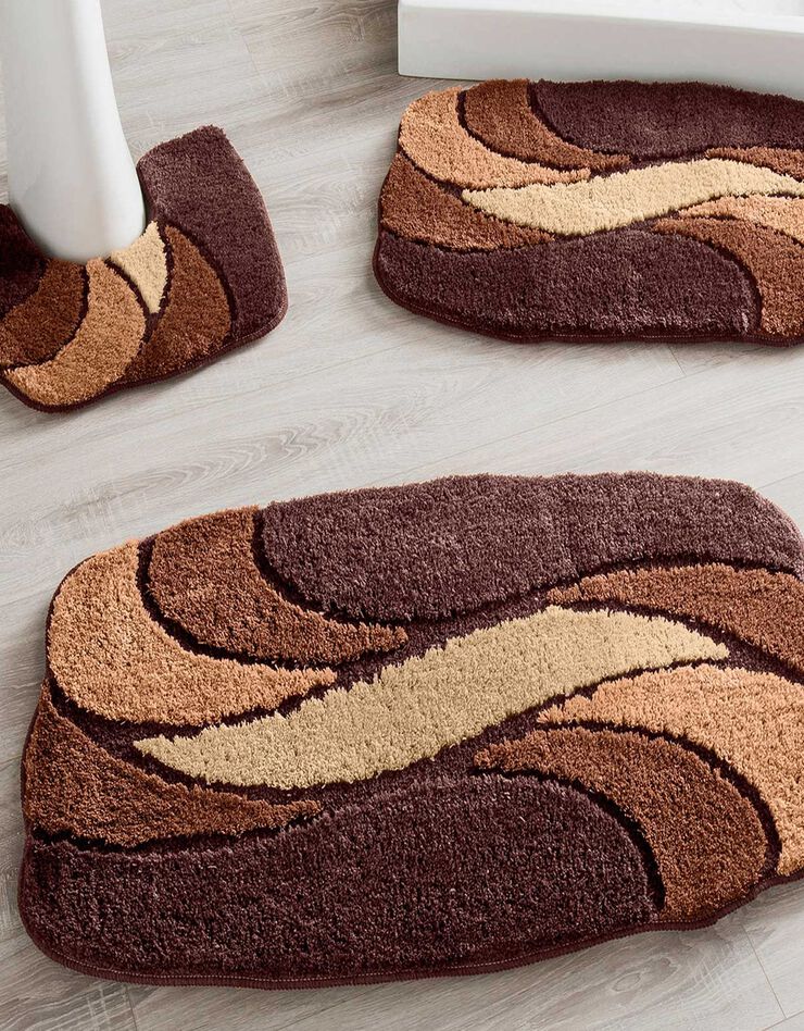 Tapis de bain pétales (marron) Tapis de bain pétales (marron)