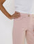 Pantalon couleur coupe large 5 poches (rose grisé)