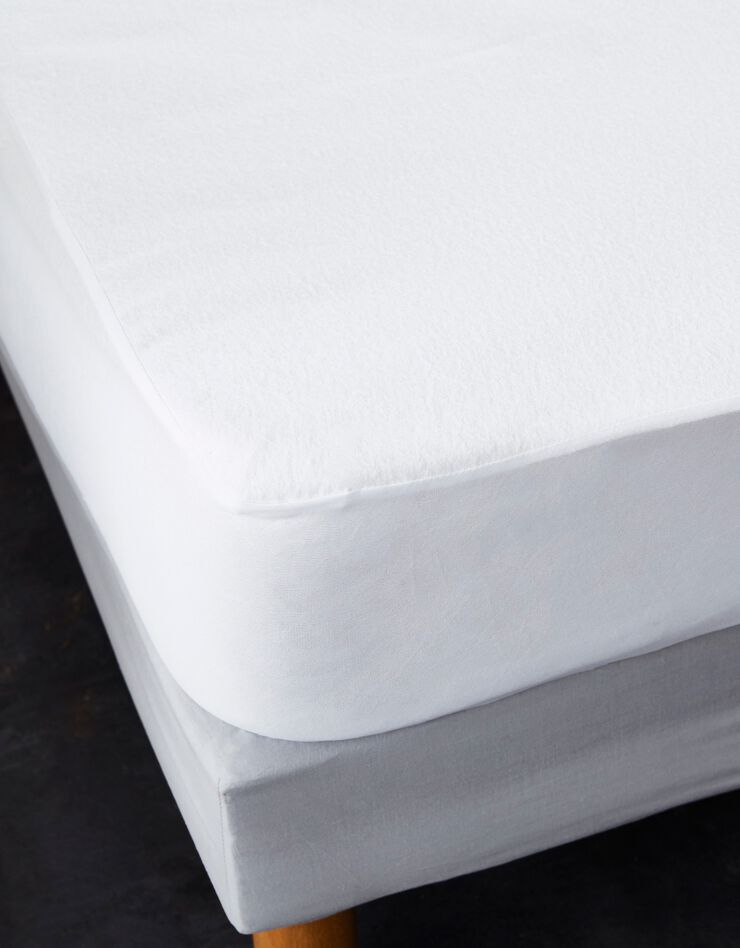 Protège-matelas anti-acariens Greenfirst® molleton absorbant (blanc)