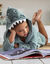 Peignoir de bain déguisement enfant crocodile éponge coton - 340 g/m² (vert)