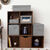 Cube de rangement pliable gris (gris)