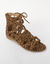 Sandales spartiate léopard (multicolore)
