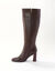 Bottes hautes &agrave; talon (chocolat)