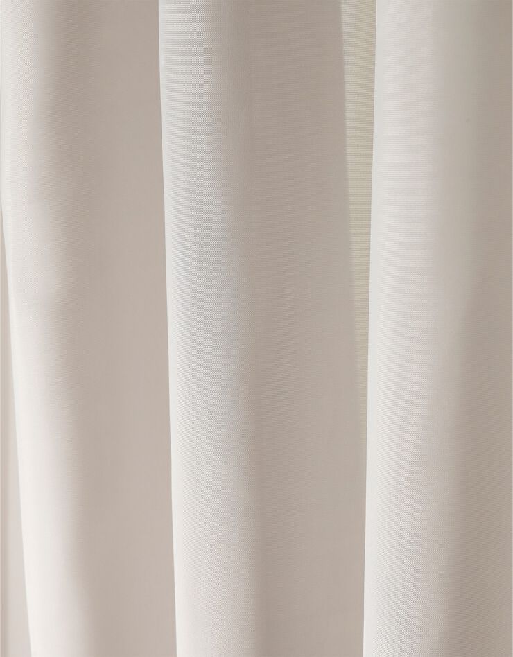 Panneau voile uni finition pattes (gris perle)