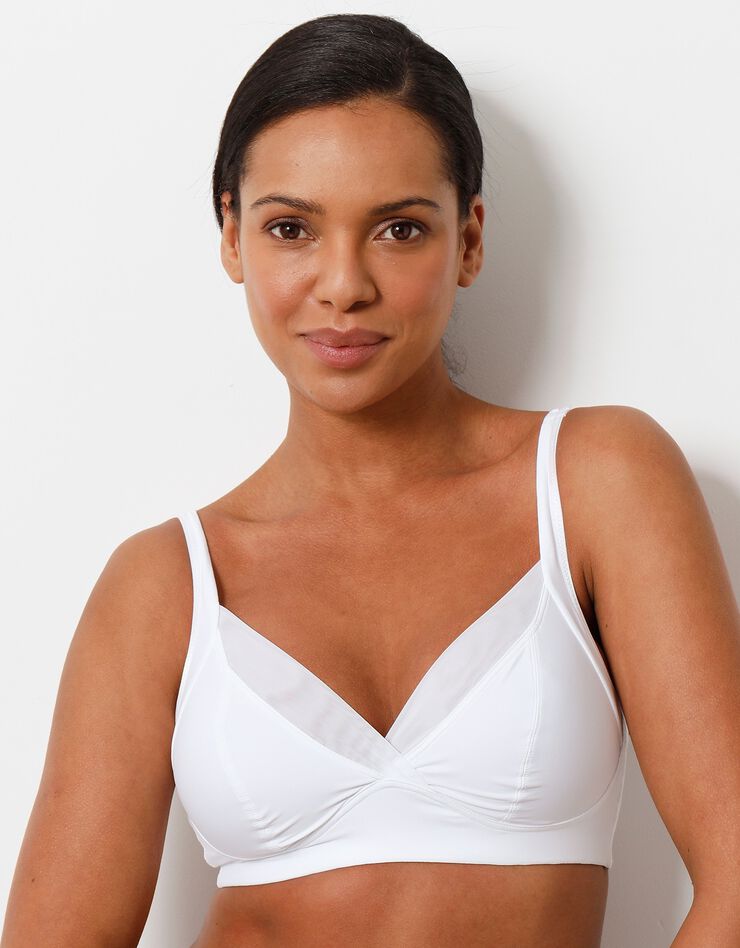 Soutien-gorge Feel Good support microfibre - sans armatures (blanc) Soutien-gorge Feel Good support microfibre - sans armatures (blanc)
