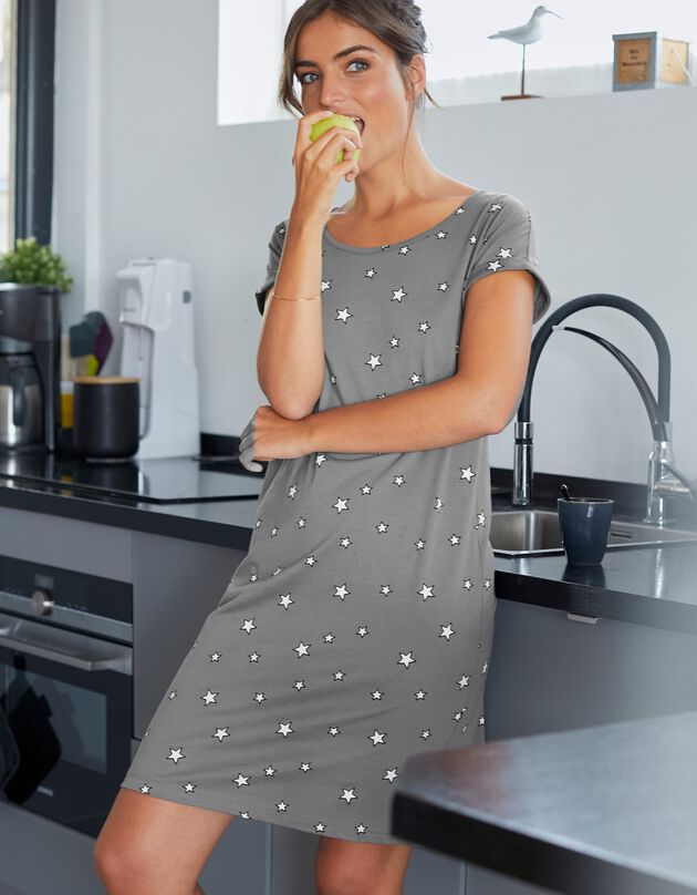 Maxi tee-shirt - lot de 2 (anthracite + gris)